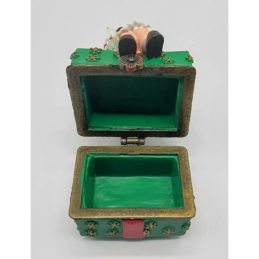 Hershey's Kurt Adler Christmas Trinket Ring Box Mrs. Claus Holiday